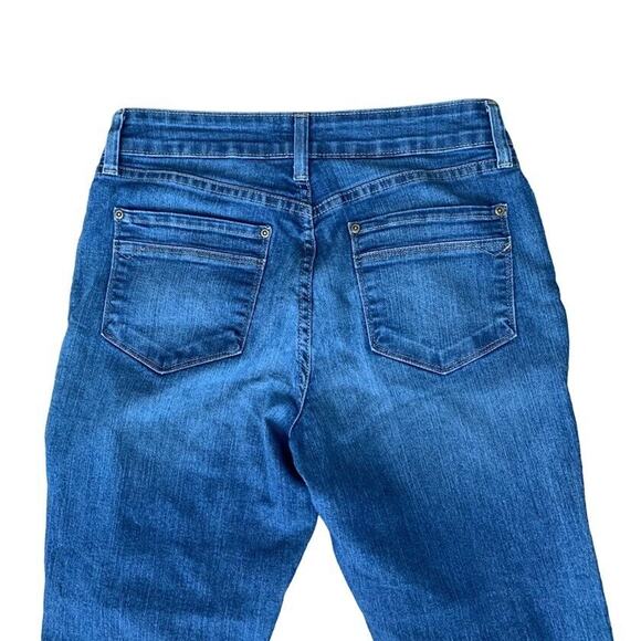 NYDJ Womens 4 Lift-Tuck Ankle Skinny Jeans Blue Mid-Rise Stretch 5-Pocket Denim - Picture 3 of 13